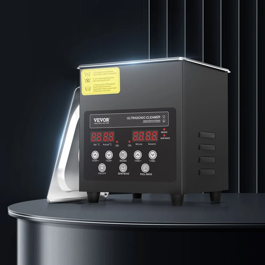 Myjka ultradźwiękowa 2L 60W czarna