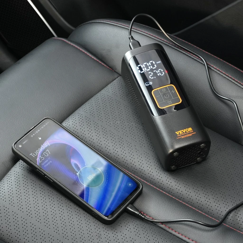 Przenośny kompresor powietrza 7800mAh 160 PSI