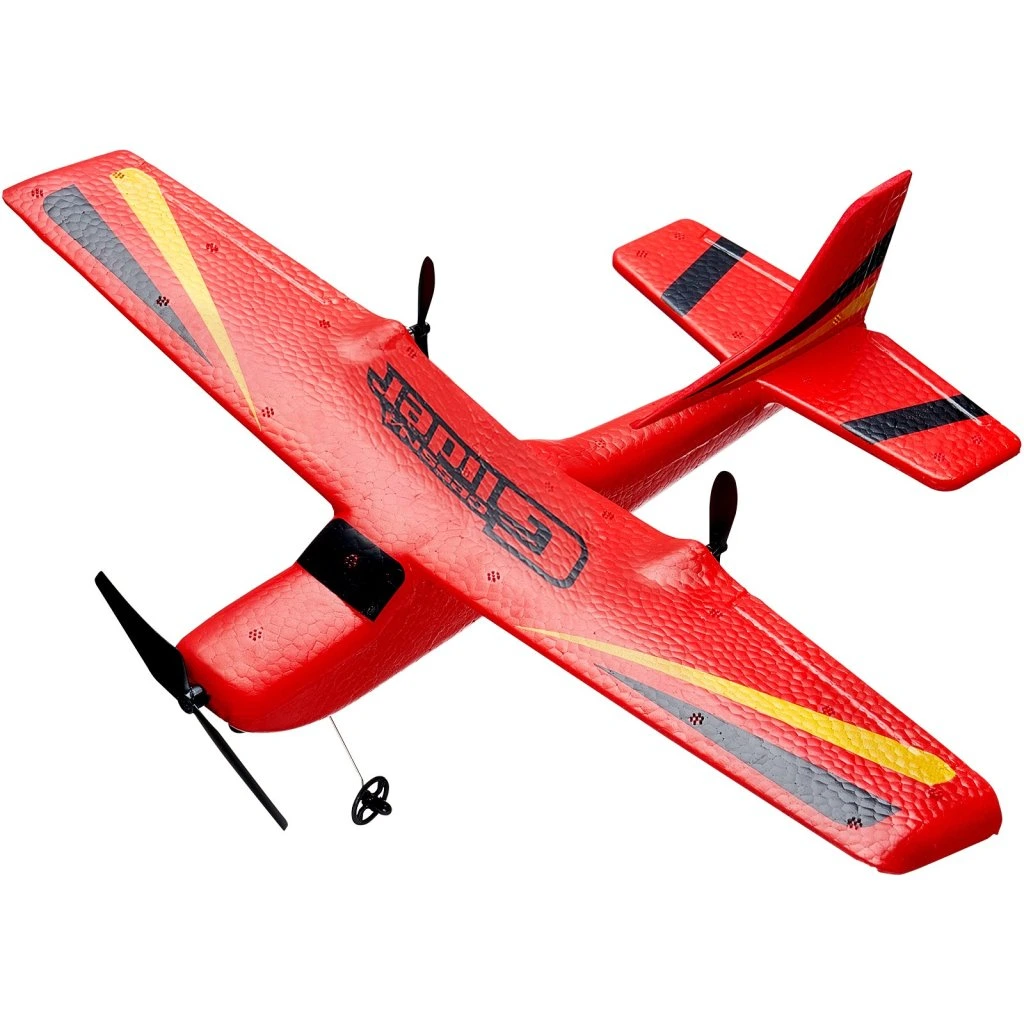 Samolot RC z pilotem 2,4 GHz i 2 bateriami