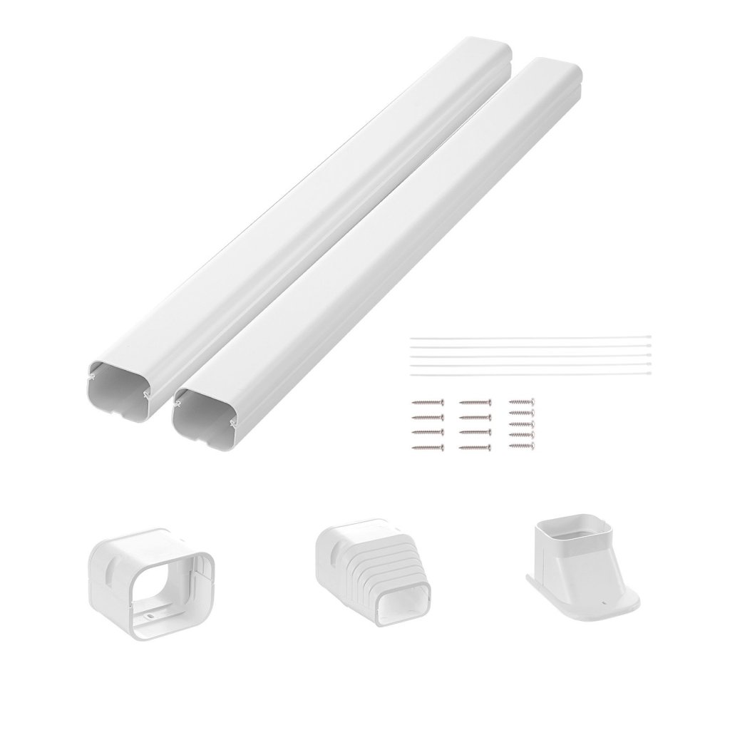 30588-10_kryt-mini-rozdelovaciho-potrubi-76-2-mm-sirka-2270-mm-delka--dekorativni-pvc-kryt-potrubi-pro-klimatizaci-se-2-rovnymi-kanaly-a-kompletnimi-komponenty--snadna-instalace--natiratelny-pro-tepelna-cerpadla--bily