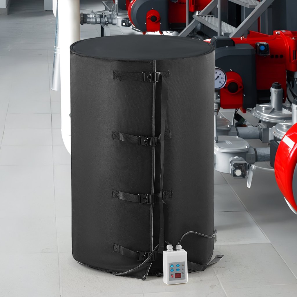 55 galonowy metalowy podgrzewacz beczek 1300 W 0-145 ℉ regulowany z niezależnym termostatem