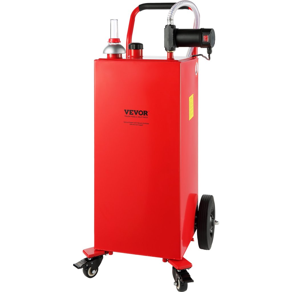 30 galonowy przenośny zbiornik na paliwo, 23,5 l/min z pompą 180 W