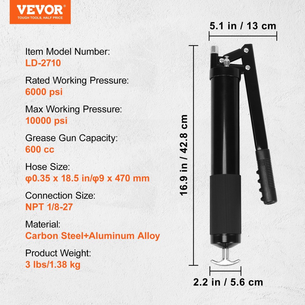 34827-6_mazaci-lis--maximalni-pracovni-tlak-10-000-psi--objem-20-oz-600-cc--sada-pro-vysoce-vykonny-mazaci-lis-s-pakovym-mechanismem--obsahuje-flexibilni-hadici-18-5-palce--2-cerne-ploche-spojky-a-1-rovnou-kovovou-trubku