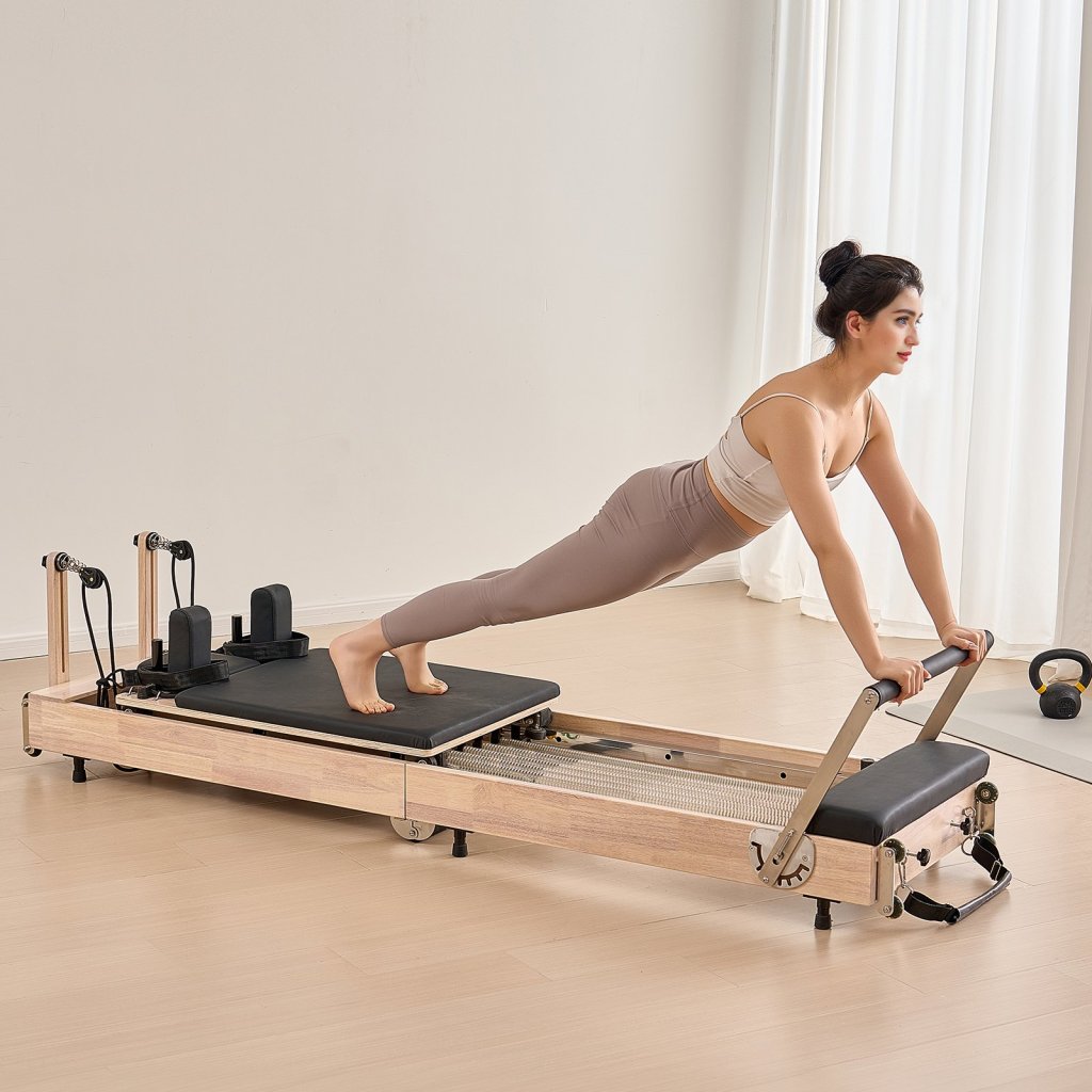 MAIN_36747-7_skladaci-dreveny-stroj-na-pilates-reformer--vybaveni-domaci-posilovny
