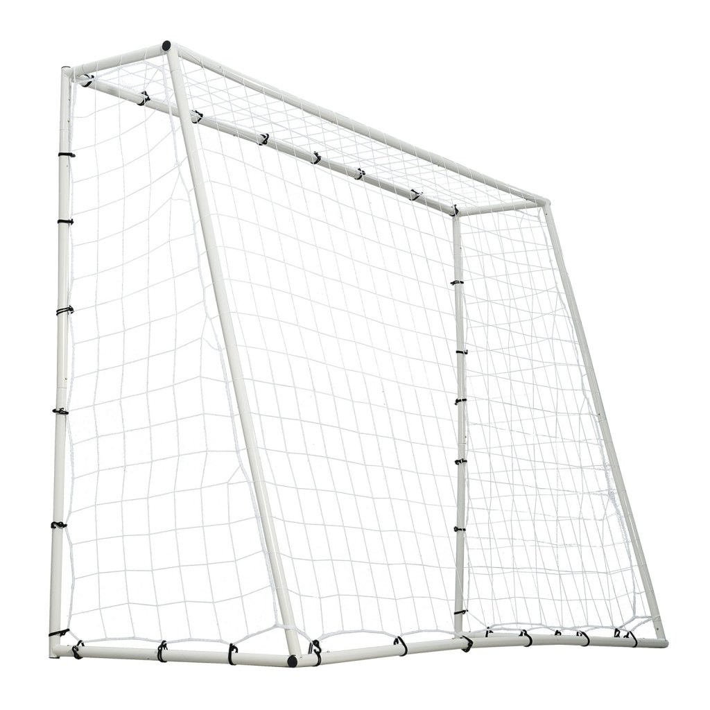 37011-11_trenazer-dorazek-na-fotbal--zelezne-fotbalove-treninkove-vybaveni-8x6ft--sportovni-fotbalova-odrazova-stena-s-oboustrannou-odrazovou-siti-a-brankou--idealni-pro-trenink-na-zahrade--solovy-trenink--prihravky