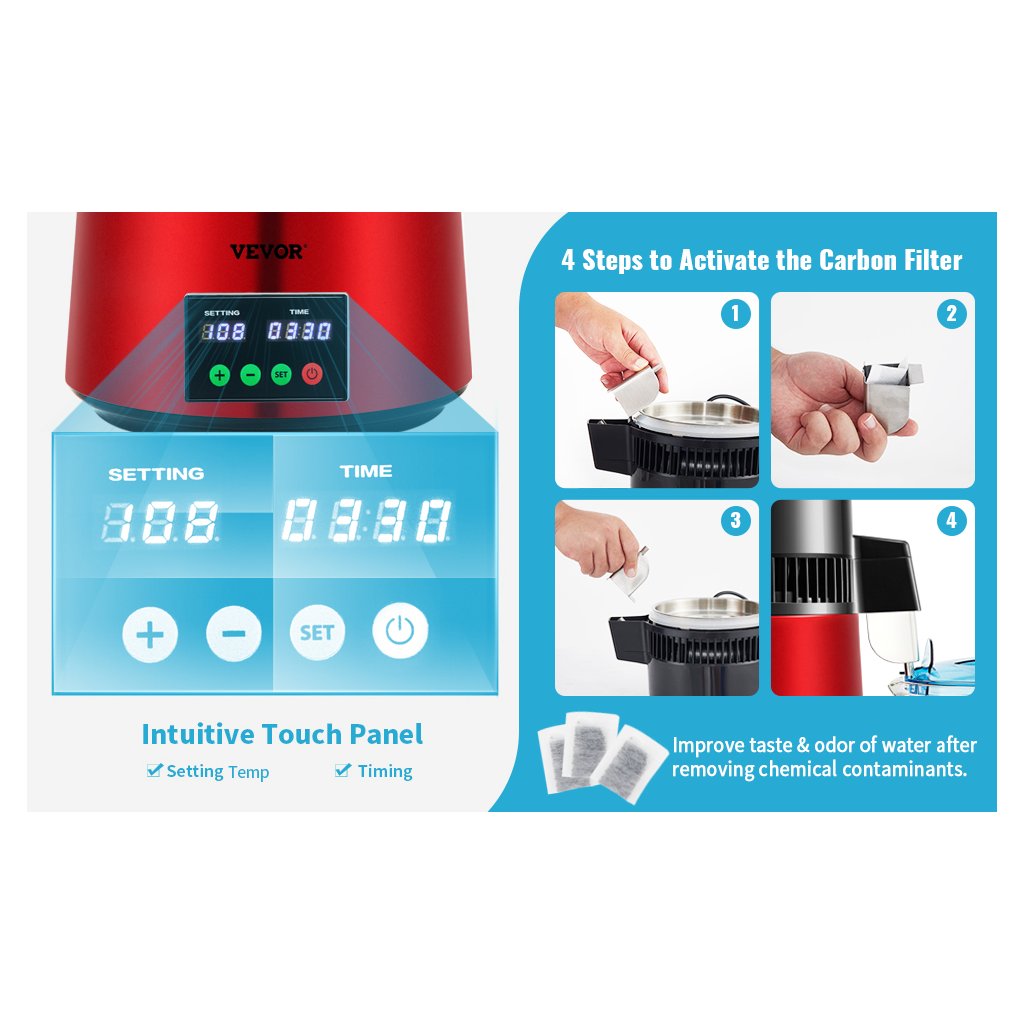 28416-1_4l-vodni-destilator--1-l-h--750w-stroj-na-vyrobu-destilovane-vody-s-displejem-nastaveni-teploty-0-99-h--304-nerezovy-stolni-destilator-sklenena-karafa-cistici-prasek-3-baleni-uhliku--cervena