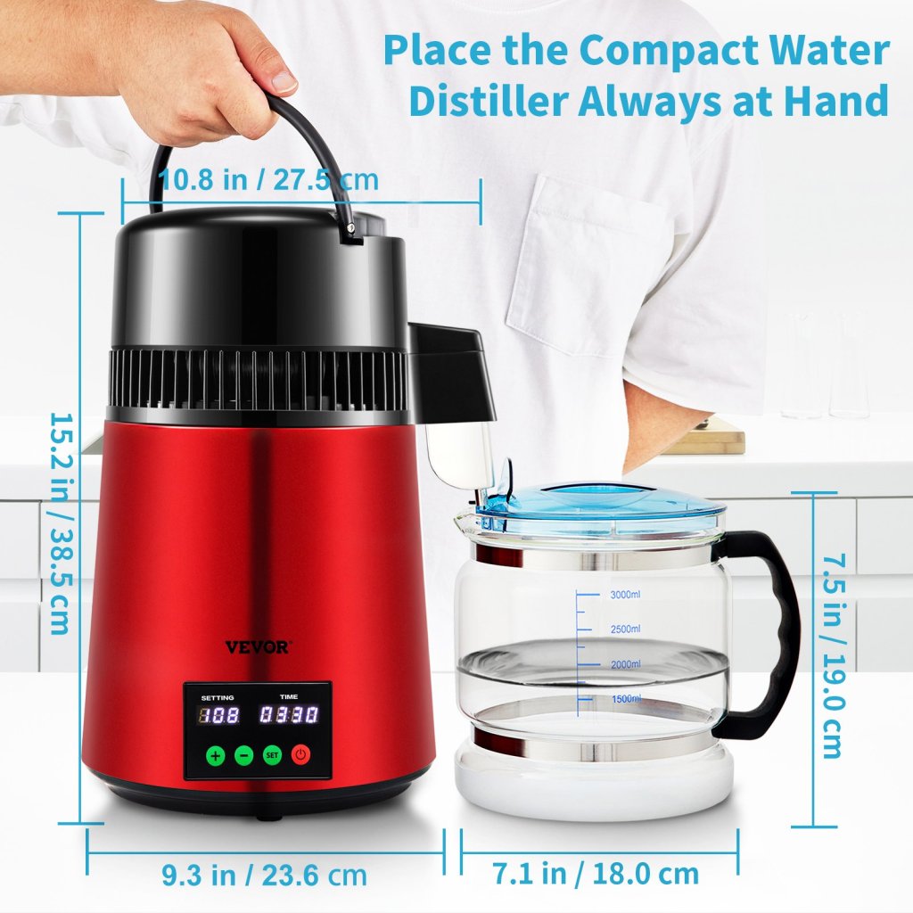 28416-10_4l-vodni-destilator--1-l-h--750w-stroj-na-vyrobu-destilovane-vody-s-displejem-nastaveni-teploty-0-99-h--304-nerezovy-stolni-destilator-sklenena-karafa-cistici-prasek-3-baleni-uhliku--cervena