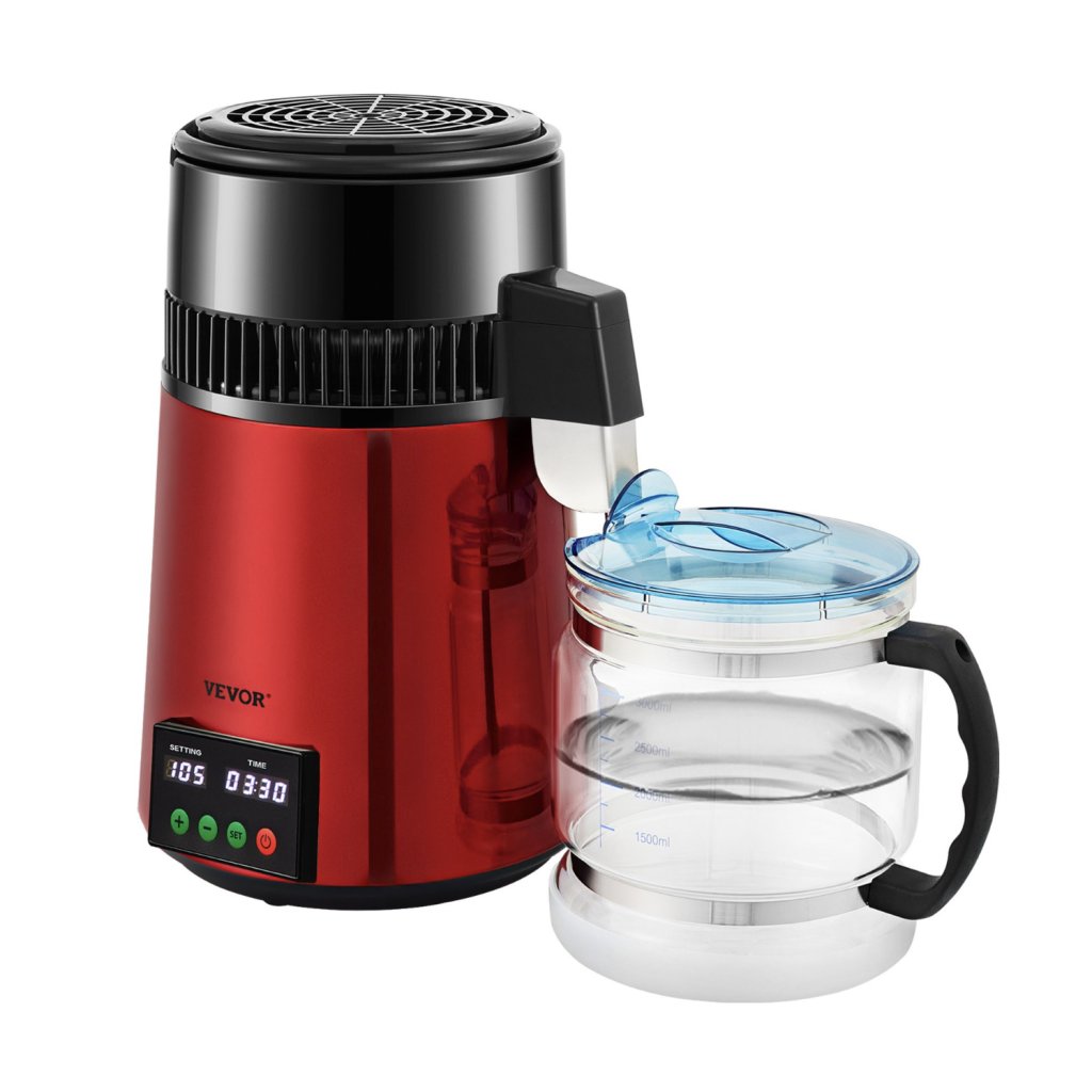 28416-3_4l-vodni-destilator--1-l-h--750w-stroj-na-vyrobu-destilovane-vody-s-displejem-nastaveni-teploty-0-99-h--304-nerezovy-stolni-destilator-sklenena-karafa-cistici-prasek-3-baleni-uhliku--cervena