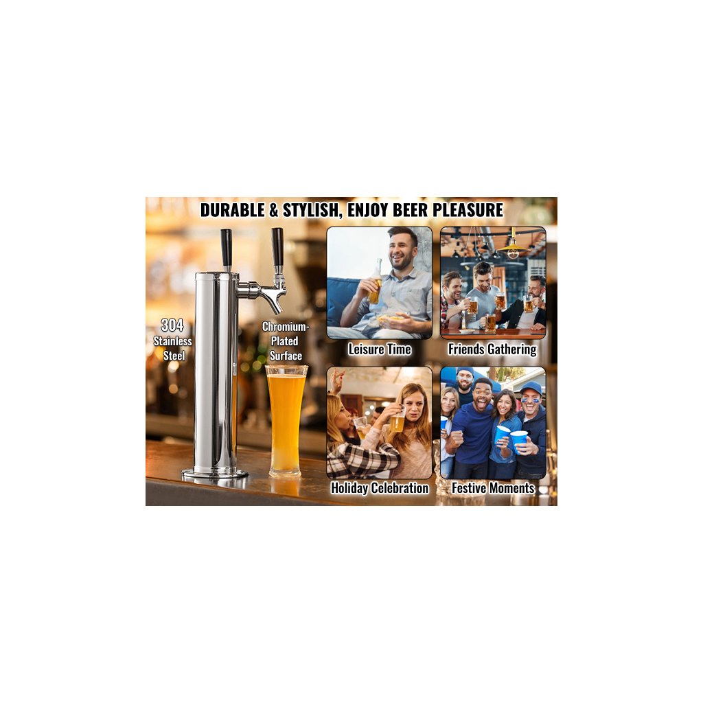 28497-4_kegerator-tower-kit--dual-taps-beer-conversion-kit--nerezovy-sudovy-stojan-na-pivo-s-regulatorem-w21-8-dual-gauge-a-spojkou-s-system-pro-party-home