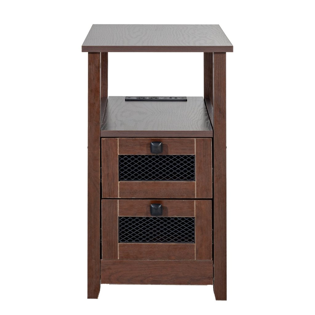 29829-2_farmhouse-end-table-uzky-nocni-stolek-s-usb-porty-a-zasuvkami-hnedy