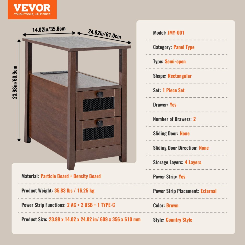29829-5_farmhouse-end-table-uzky-nocni-stolek-s-usb-porty-a-zasuvkami-hnedy