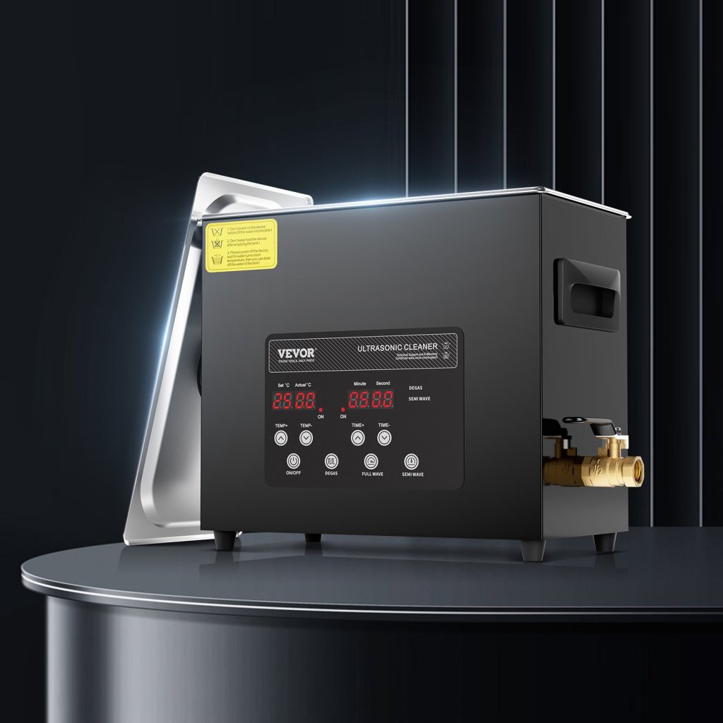 Myjka ultradźwiękowa 6L 180W czarna