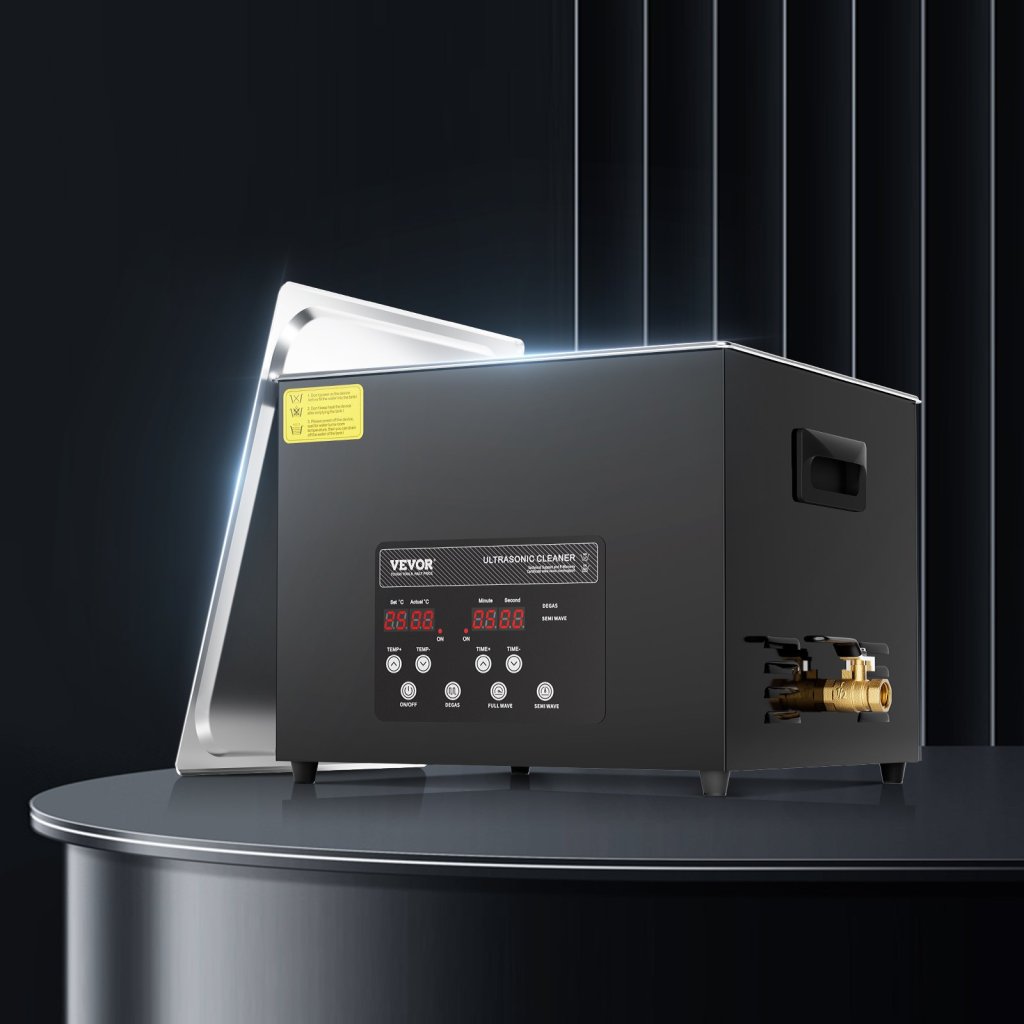 Myjka ultradźwiękowa 15L 360W czarna