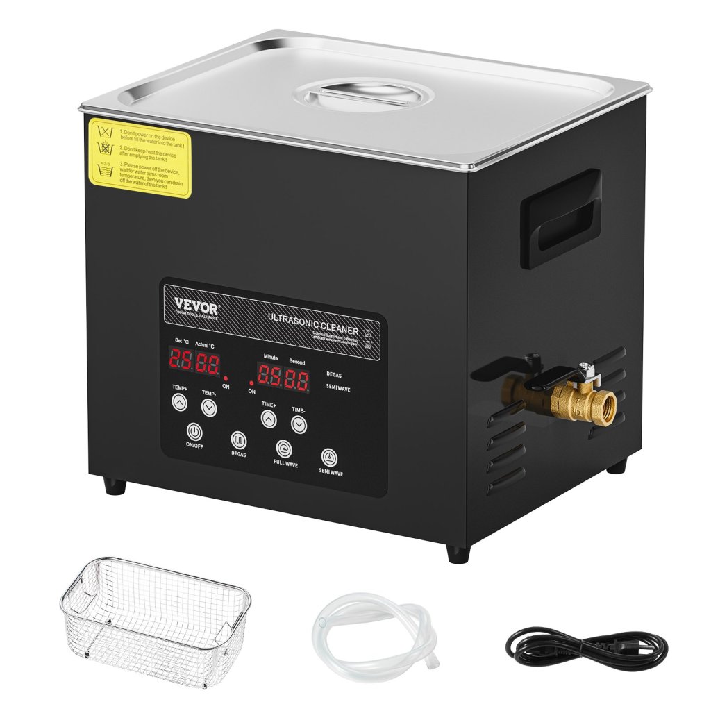 Myjka ultradźwiękowa 10L 240W czarna