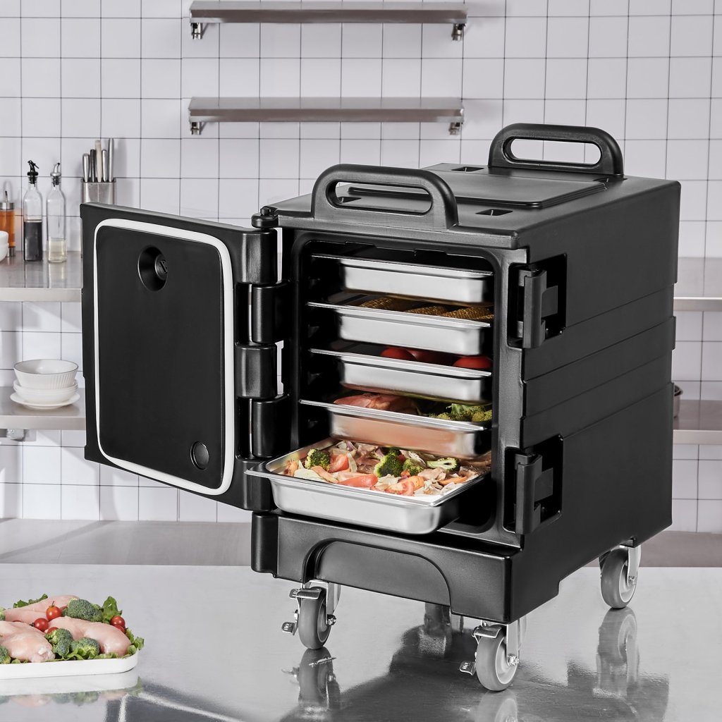 Izolowany stojak na naczynia, składany, catering, pojemnik na naczynia 81QT Chafing Dish