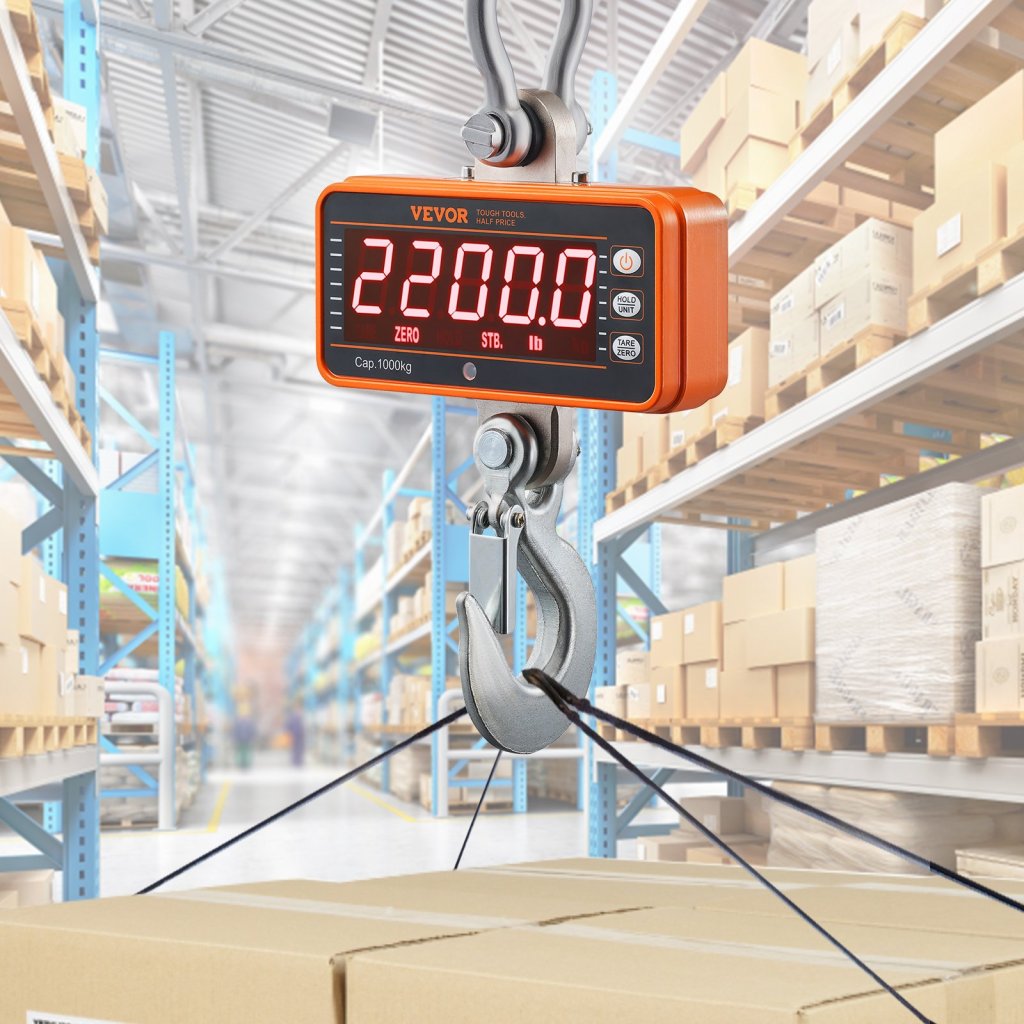 Cyfrowa waga dźwigowa 1000kg ze zdalnym sterowaniem