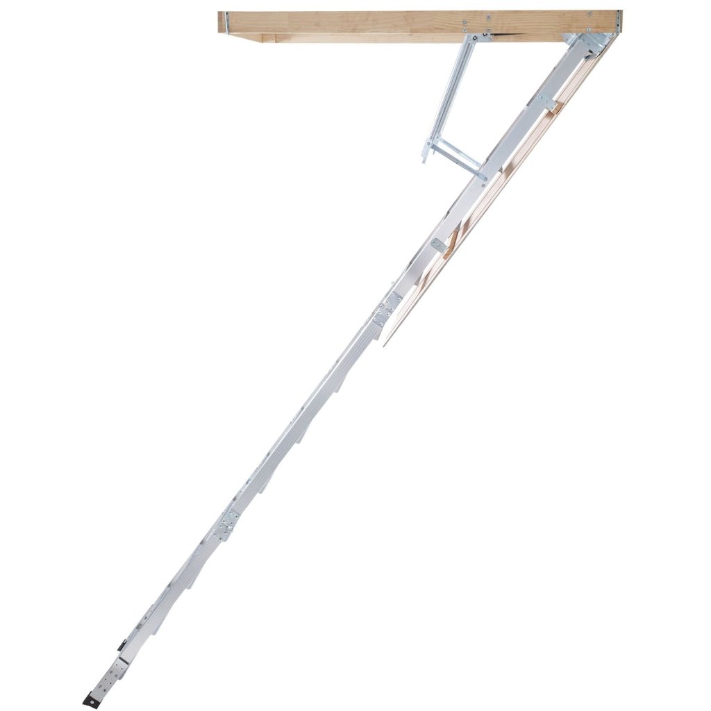 33078-10_skladaci-pudni-zebrik--nosnost-156-kg--viceucelovy-hlinikovy-nastavec-60-5-cm-x-153-cm--lehky-a-prenosny--vhodny-pro-vysky-stropu-2-7-3-6-m--pohodlny-pristup-na-pudu