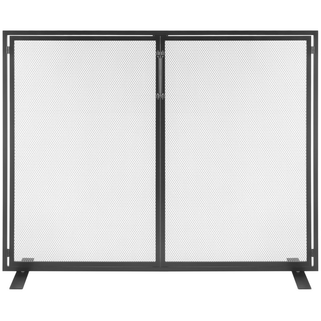 33096-10_krbova-zastena-1-panel-s-dvirky--robustni-zelezna-sitovina--kryt-proti-jiskram-990-d--x-780-v--mm--jednoducha-instalace--volne-stojici-protipozarni-mrizka-pro-moderni-dekoraci-obyvaciho-pokoje