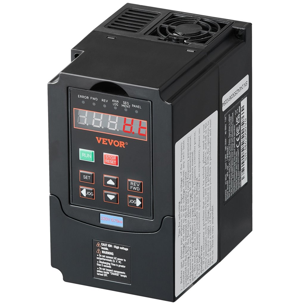 Przetwornica częstotliwości 1HP 0,75KW 3,5A 220V 3-fazowa 0-400Hz