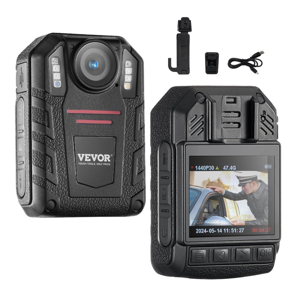 Kamera Policyjna 1440P 64G z Baterią 2850mAh Noktowizor