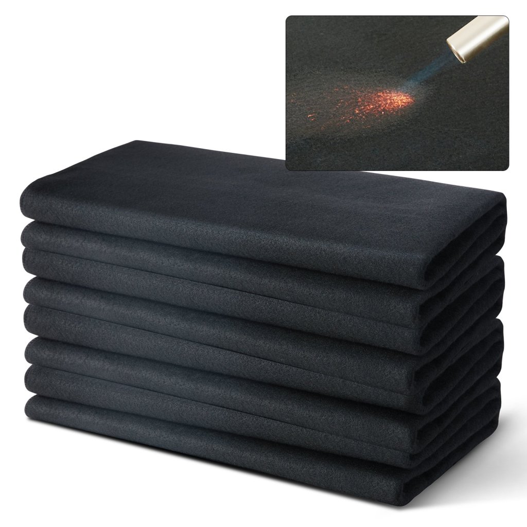 Koc spawalniczy filc węglowy 4szt 95x91cm