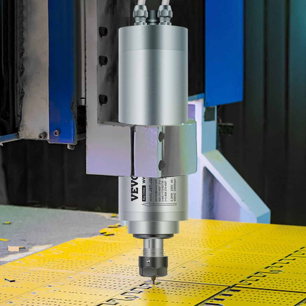 Silnik wrzeciona CNC ER20 chłodzony wodą 2,2 kW 2220 V z chłodzeniem wodnym do grawerki i frezarki CNC