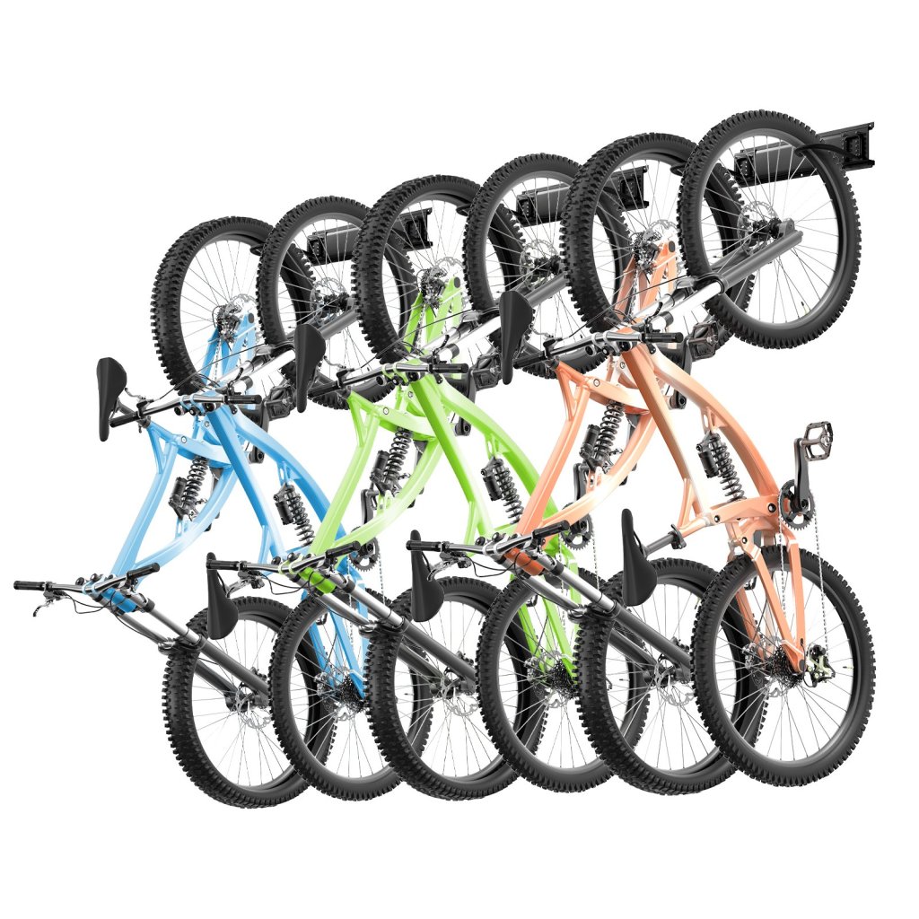 Bagażnik rowerowy 216cm na 6 rowerów + 5 kasków