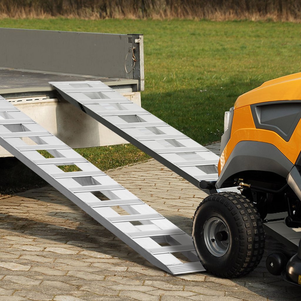 Rampy aluminiowe 72" x 15" Rampy załadunkowe o nośności 6000 funtów, 2 szt.