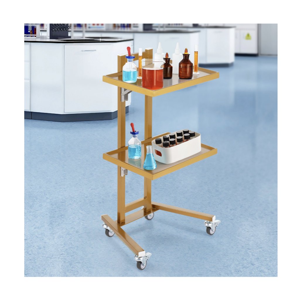 MAIN_29403-4_2patrove-laboratorni-voziky-z-nerezove-oceli-se-2-zasobniky-a-4-tichymi-kolecky-golden