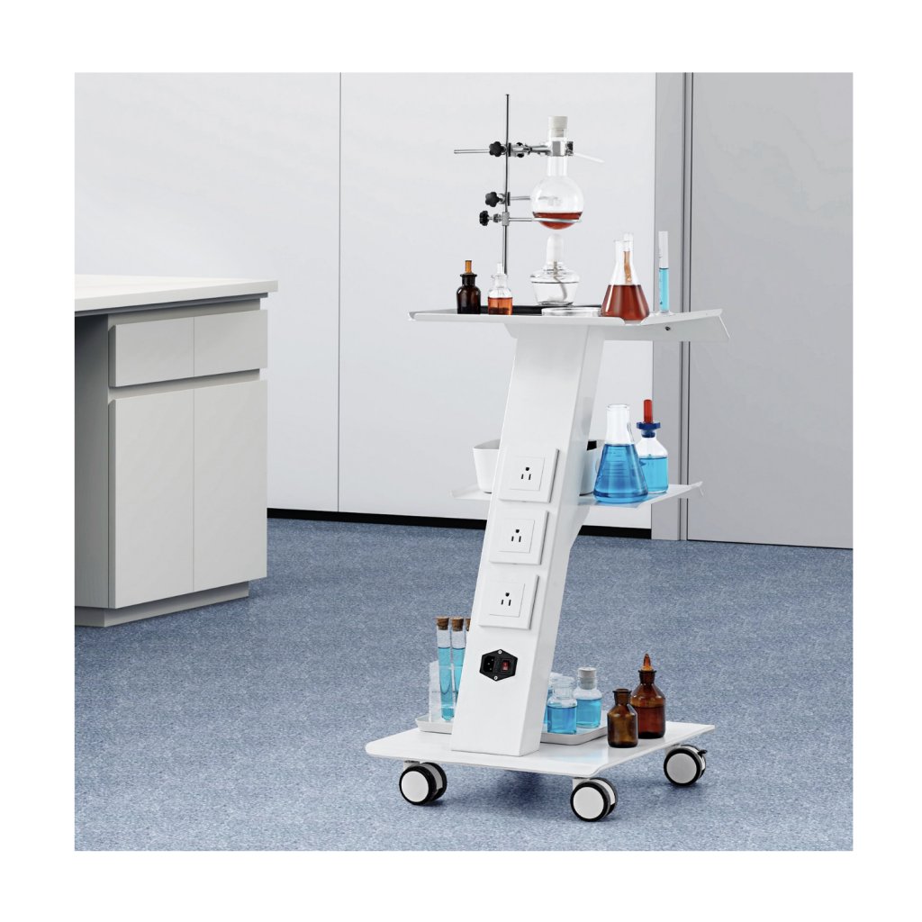 MAIN_29409-3_trolley-cart-dental-lab-mobilni-rolovaci-servirovaci-vozik-3-vrstvy-se-zasuvkou