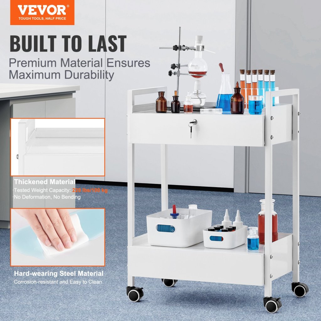 29421-13_laboratorni-vozik--2patrovy-uzitkovy-vozik-z-nerezove-oceli--lekarsky-vozik-se-2-zasuvkami--pojizdny-laboratorni-vozik-s-bilou-barvou--servirovaci-vozik-s-otocnymi-kolecky-pro-laboratore--nemocnice--zubare--salony-a-kosmetiku