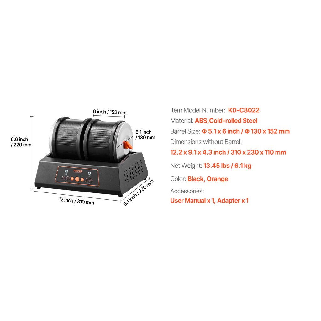 28275_rock-tumbler-machine-8-lb-rock-polishing-kit-9-rychlostni-9denni-casovac-se-dvema-sudy