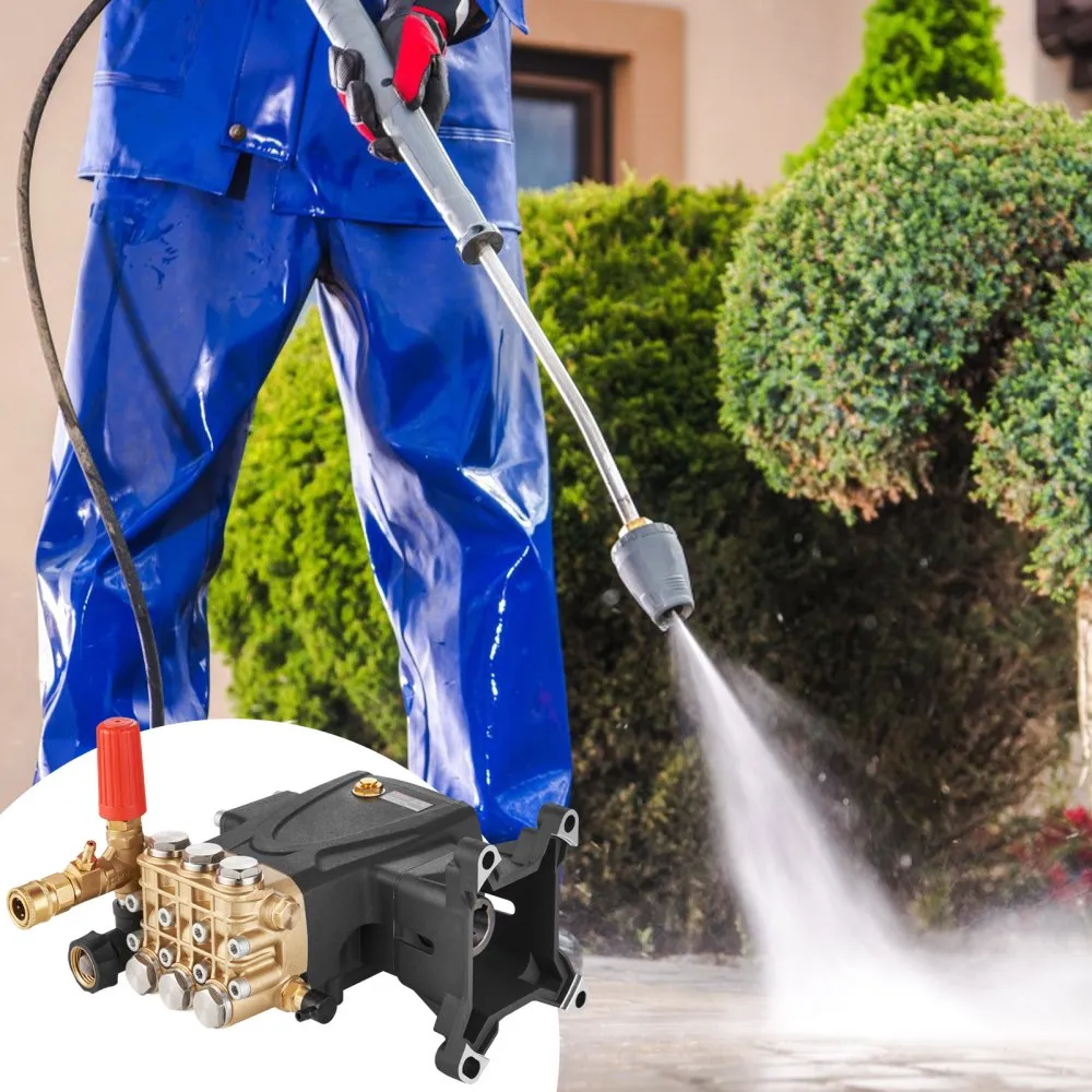 Tlakové čerpadlo, hriadeľ 25,4 mm, horizontálny trojitý piest, 4400 PSI, 4 GPM, náhradná sada čerpadiel pre tlakové čističe, čerpadlo na diely, kompatibilné s modelmi Simpson MorFlex 40224, 40225, 40226